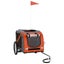 vidaXL Pet Bike Trailer Orange and Black Oxford Fabric&Iron Carousel 3
