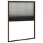 vidaXL Plisse Insect Screen for Windows Aluminium Brown 80x120 cm Carousel 4