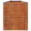 vidaXL Garden Raised Bed Rusty 240x40x45 cm Corten Steel Carousel 5