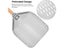 12/14 Inch Aluminum Perforated Pizza Shovel Peel With Detachable Handle Carousel 4