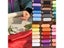 6 Colors Yard Yarn Sewing Thread Roll 400 Yards Spool 100 Polyester Home Sewing Carousel 6