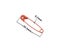 50-200Pcs/Lot Metal Brooch Clip Base Pins Safety Pins Brooch Blank Settings Carousel 7