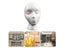 Women's Polystyrene Head Model For Home Travel Salon Practical Durable Carousel 6