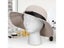 1PCS New Female Styrofoam Mannequin Head Model With Hat Glasses Display Stand Carousel 6
