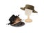 Mannequin Head Children Professional Wig Stand Holder Hats Glasses Headband Carousel 3