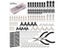 197/84/8pcs Zipper Repair Kit Zipper Replacement Puller For Clothing Tent Carousel 2