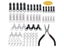 197/84/8pcs Zipper Repair Kit Zipper Replacement Puller For Clothing Tent Carousel 7