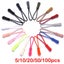 New 5-100pcs Zipper Pull Puller End Fit Rope Tag Replacement Clip Broken Buckle Carousel 2