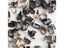 WUTA 50 Set Solid Brass Leather Staples Copper Belt Loops Fastener Holder Carousel 2
