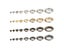 3-10mm 100Sets Metal Eyelet Grommet Round Rings For DIY Leather Craft Bags Carousel 6