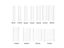 Plastic Hangtag Clothing Label Multi Size Thick Glue Tag Fasteners Carousel 7