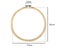 10pcs/Set 10-30cm Wooden Embroidery Hoops Frame Set Bamboo Embroidery Hoop Carousel 1