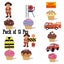 Cake Topper Design CupCake Decorating Set Fire Truck *Over Stocked* Carousel 3