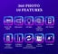 360 Photo Booth Machine with Software for Parties with Ring Light Camera Booth Carousel 6