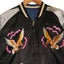 Vintage Rare 1950s Japan Sukajan Souvenir Satin Bomber Jacket Medium Carousel 4