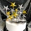 Cake Topper Cake Decorating Cupcake Topper Silver Stars *Local Buy* Carousel 8