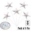 Cake Topper Cake Decorating Cupcake Topper Silver Stars *Local Buy* Carousel 5