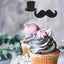 Cake Design Decorating Cupcake Topper Moustache Dad *Local Buy* Carousel 8