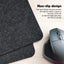 Complete Desk Mouse Pad Large Felt Desk Mat 47''x19'' (Black Grey) Carousel 4