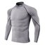 Men Sport T-shirt Quick Dry Bodybuilding Running Shirt Long Sleeve Carousel 1