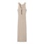 Women Slit Midi Bodycon Dress Women Sleeveless Knit Sexy Long Dresses Carousel 1