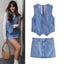 Women's Denim Vest Fashion Denim Sleeveless Vests For Women Carousel 2
