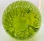 Beautiful vintage Large Art Glass Hand Blown Vase Carousel 4