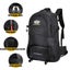 Hiking Backpack 60L Lightweight Camping Travel Backpack (Black) Carousel 6