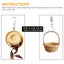 25pcs Curtain Clips with S Hooks, Stainless Steel Gutter Hanging Clamp for Carousel 8