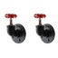 2Pack Industrial Pipe Valve Bent Hook Carousel 2