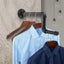 Wall Mounted Industrial Pipe Vintage Clothes Rack Carousel 3