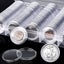 100Pcs 30mm Coin Holder Capsules Case for Silver Gold Dollar Display Storag Carousel 6