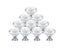 2Pcs/Set 30mm Diamond Crystal Cabinet Pulls For Kitchen Wardrobe Carousel 4