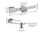 Sliding Glass Door Ratchet Lock With Chrome Finish Keyed Alike Drawer Display Carousel 3