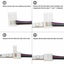95pcs 10mm Solderless 4-Pin Connector Clip for 5050 RGB LED Strip Light Pow Carousel 5