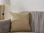 2Pcs 45x45cm PU Leather Pillow Case Sofa Cushion Cover - Beige Carousel 2