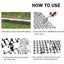 400x28cm Cat Scat Repellent Mat Anti-Cat Prickle Strips Spikes Deterrent Carousel 3