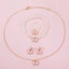 6pcs Set Womens Quartz Watch with Pink Butterfly Dial Luxury Brand Design Lea... Carousel 6