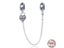 925 Sterling Silver Safety Chain Balloon Classic Series Charms Beads For Carousel 5