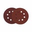 10pcs Sandpaper Shape Sanding Discs Hook Loop Buffing 8 Hole Sander Pad Carousel 3