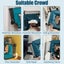 Cordless Brad Nailer Straight Finish Nail Gun For Makita 18V w/ 2 Battery Carousel 7