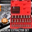 25 Piece Damaged Screw Extractor Set Multi-Spline Easy Out Broken Bolt Remover Carousel 2