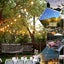 15 LED 48FT Solar Power Festoon String Lights Wedding Party Garden WaterProof Carousel 10