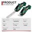 Cordless Grass Hedge Trimmer Shear Garden Lawn Cutter Whipper w/ 2 Battery Carousel 9