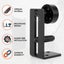 Sliding Barn Door Hardware Floor Guide Adjustable Stay Roller Wall Mount Tool Carousel 2