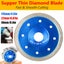 4.5inch Porcelain Tile Turbo Thin Diamond Dry Cutting Blade/Disc Grinder Wh Carousel 1