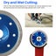 4.5inch Porcelain Tile Turbo Thin Diamond Dry Cutting Blade/Disc Grinder Wh Carousel 2