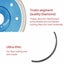 4.5inch Porcelain Tile Turbo Thin Diamond Dry Cutting Blade/Disc Grinder Wh Carousel 3