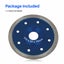 4.5inch Porcelain Tile Turbo Thin Diamond Dry Cutting Blade/Disc Grinder Wh Carousel 9