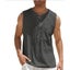 Men's Tank Top Cotton Linen Tops Fashion Solid Color Sleeveless Carousel 6